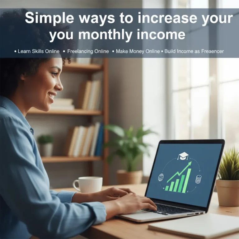 Simple ways to increase your monthly income